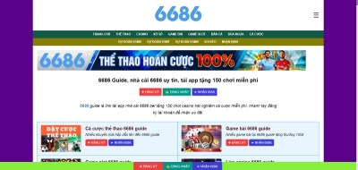 6686bet - Nhà cái uy tín với hơn 1000 trò chơi hấp dẫn